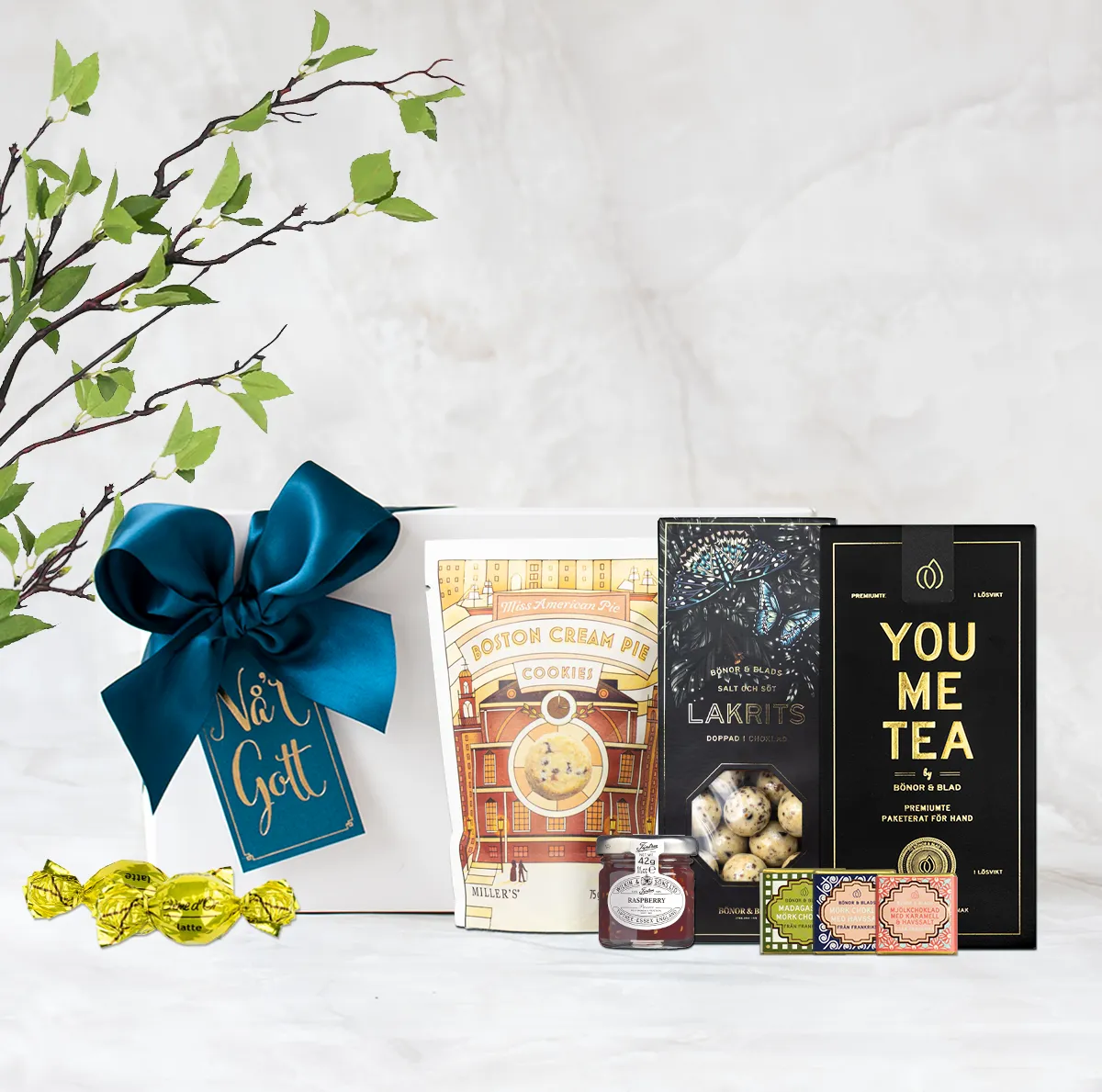 Bönor & Blad Signature Gift Small presentask te kakor 7 sorter